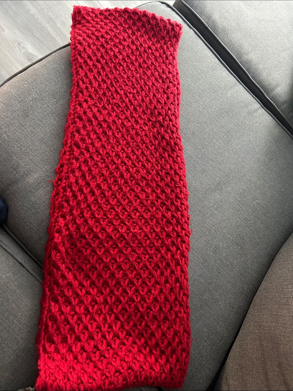 Old Navy Chunky Red Scarf